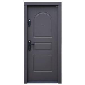 Usa Metalica de apartament Maco U2 Assa Abloy-Monoblock shield Gri lemn inchis
