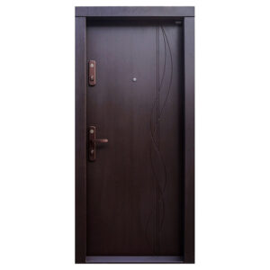Usa Metalica de apartament Maco U4 Assa Abloy-Monoblock shield Wenge