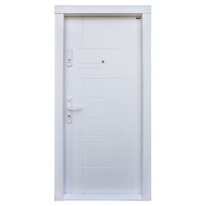 Usa Metalica de apartament Maco U6 Assa Abloy-Monoblock shield Alb